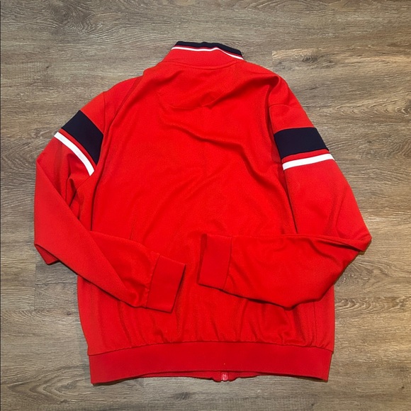 Sergio Tacchini Red and Navy Track Jacket - Picture 6 of 7